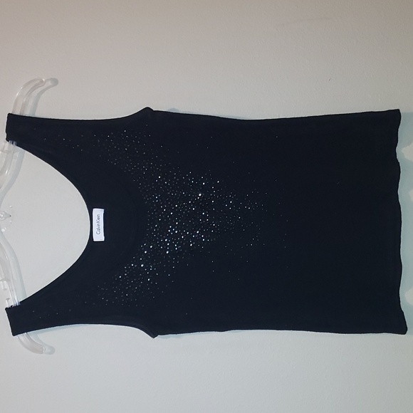 Calvin Klein Tops - Calvin Klein sequins rank top